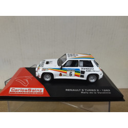 RENAULT 5 TURBO 2 1983 RALLY VENDIMIA CARLOS SAINZ 1:43 ALTAYA IXO