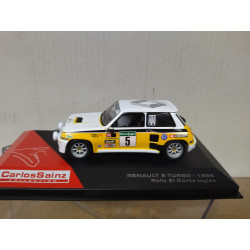 RENAULT 5 TURBO 1985 RALLY EL CORTE INGLES CARLOS SAINZ 1:43 ALTAYA IXO