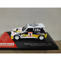 RENAULT 5 MAXI TURBO 1986 RALLY PRINCIPE ASTURIAS CARLOS SAINZ 1:43 ALTAYA IXO