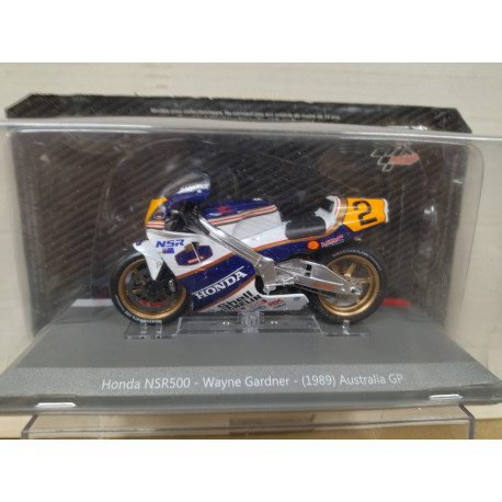 HONDA NSR 500 1989 WAYNE GARDNER GP AUSTRALIA MOTO/BIKE 1:18 ALTAYA IXO