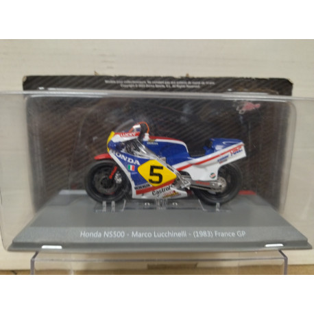 HONDA NS 500 1983 FRANCO LUCCHINELLI GP FRANCE MOTO/BIKE 1:18 ALTAYA IXO