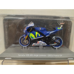 YAMAHA YZR M1 2015 JORGE LORENZO GP FRANCE MOTO GP 1:18 ALTAYA IXO