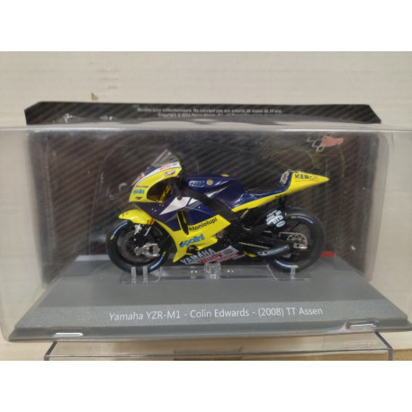 YAMAHA YZR M1 2008 COLIN EDWARDS TT ASSEN MOTO GP 1:18 ALTAYA IXO