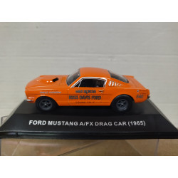FORD MUSTANG 1965 A/FX DRAG CAR MUSTANG-AMERICAN CARS 1:43 ALTAYA IXO PEANA MAL