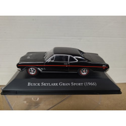 BUICK SKYLARK 1966 GRAN SPORT BLACK/RED AMERICAN CARS 1:43 ALTAYA IXO