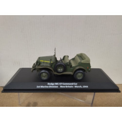 DODGE WC-57 1944 COMMAND CAR 1st MARINE DIVISION WW 2 1:43 ALTAYA