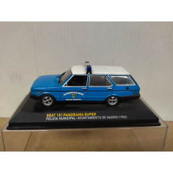 SEAT 131 PANORAMA/FAMILIAR 1980 MADRID POLICIA 1:43 ALTAYA IXO DEFECT/NO RETROS