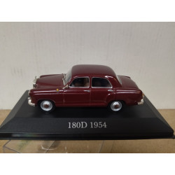 MERCEDES-BENZ W120 180D 1954 PONTON DARK RED 1:43 ALTAYA IXO