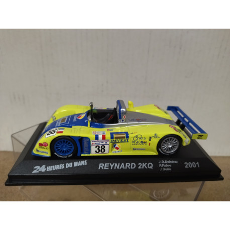 REYNARD 2KQ 2001 24 H LE MANS DELETRAZ-FABRE-GENE 1:43 ALTAYA IXO