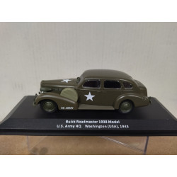 BUICK ROADMASTER 1938 US ARMY HQ 1943 WW 2 1:43 ALTAYA IXO