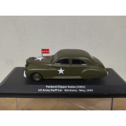 PACKARD CLIPPER 1941 SEDAN US ARMY STAFF CAR 1945 WW 2 1:43 ALTAYA IXO