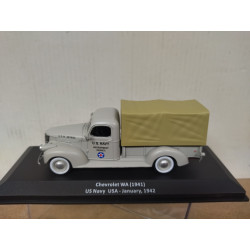 CHEVROLET WA 1941 US NAVY RECRUITMENT SERVICE 1942 WW 2 1:43 ALTAYA IXO