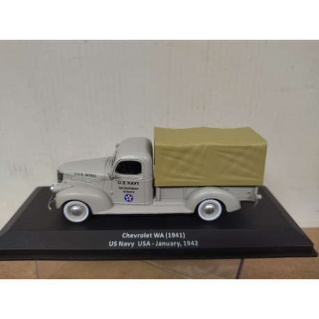 CHEVROLET WA 1941 US NAVY RECRUITMENT SERVICE 1942 WW 2 1:43 ALTAYA IXO