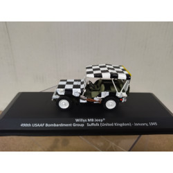 JEEP WILLYS MB 1945 USAAF 490th BOMBARDMENT GROUP FOLLOW ME 1:43 ALTAYA IXO