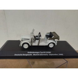 MERCEDES-BENZ W152 200V 1938 G5 DEUTSCHE BERGWACHT WW 2 1:43 ALTAYA IXO
