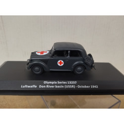 OPEL OLYMPIA 1st GEN SERIES 13237 1942 LUFTWAFFE DON RIVER USSR WW 2 1:43 ALTAYA IXO