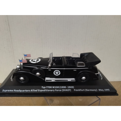 MERCEDES-BENZ W150 770K 1938 SHAEF ALLIED 1945 WW 2 1:43 ALTAYA IXO
