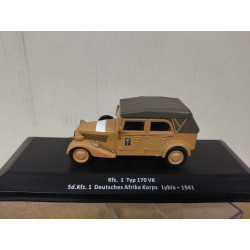 Sd.Kfz.1 MERCEDES-BENZ W136 170 VK 1941 DAK LYBIA GERMANY WW 2 1:43 ALTAYA IXO