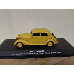 MERCEDES-BENZ W136 170V 1944 sPzABT 508 WW 2 1:43 ALTAYA IXO DEFECT/INTERIOR SUELTO