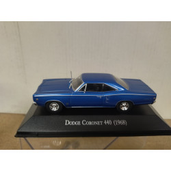 DODGE CORONET 440 1968 MEMORABLES MEXICO 1:43 DeAGOSTINI IXO URNA MAL