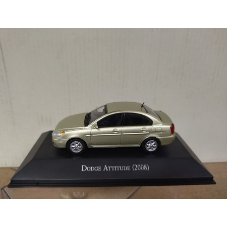 DODGE ATTITUDE 2008 (HYUNDAI ACCENT) MEMORABLES MEXICO 1:43 DeAGOSTINI IXO