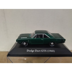 DODGE DART 1968 GTS GREEN MEMORABLES MEXICO 1:43 DeAGOSTINI IXO