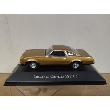 CHEVROLET CHEVELLE SS 1973 GOLD MEMORABLES MEXICO 1:43 DeAGOSTINI IXO