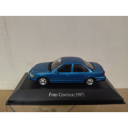FORD CONTOUR 1997 BLUE MEMORABLES MEXICO 1:43 DeAGOSTINI IXO URNA MAL
