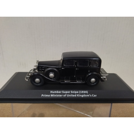 HUMBER SUPER SNIPE 1934 PRIME MINISTER OF UK 1:43 ALTAYA IXO