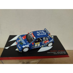PEUGEOT 306 MAXI 1997 RALLY AVILES AZCONA 1:43 ALTAYA IXO