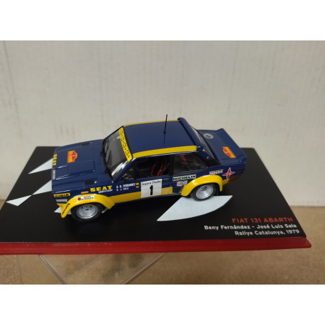 FIAT 131 ABARTH 1979 RALLY CATALUÑA FERNANDEZ 1:43 ALTAYA IXO