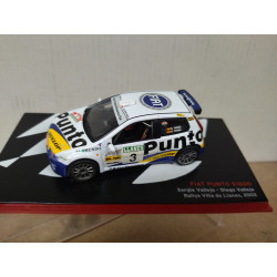 FIAT PUNTO S1600 2002 RALLY LLANES VALLEJO 1:43 ALTAYA IXO
