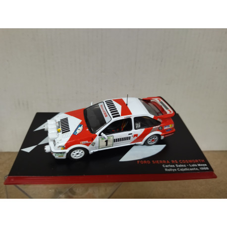 FORD SIERRA 1988 RS COSWORTH RALLY CAJALICANTE CARLOS SAINZ 1:43 ALTAYA IXO