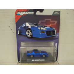 CHEVROLET CAMARO 1985 BLUE COLLECTION 1:64 MAJORETTE