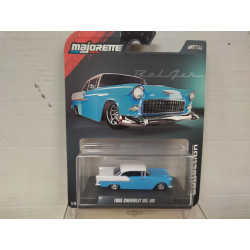 CHEVROLET BEL AIR 1955 WHITE/BLUE COLLECTION 1:64 MAJORETTE