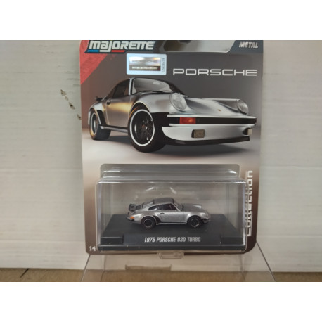 PORSCHE 911 (930) TURBO 1975 SILVER COLLECTION 1:64 MAJORETTE