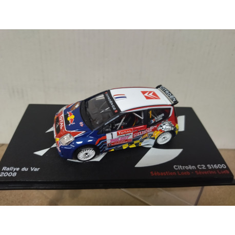 CITROEN C2 S1600 2008 RALLY VAR LOEB 1:43 ALTAYA IXO