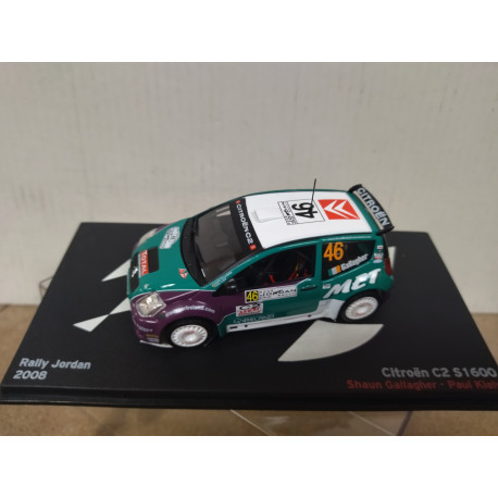 CITROEN C2 S1600 2008 RALLY JORDAN GALLAGHER 1:43 ALTAYA IXO