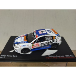SUBARU IMPREZA WRX STi 2010 RALLY MONTE CARLO STAJF 1:43 ALTAYA IXO