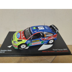 FORD FOCUS WRC 2010 RALLY SUECIA HIRVONEN 1:43 ALTAYA IXO