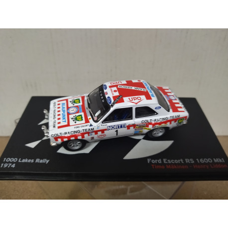 FORD ESCORT 1974 MK.I RS 1600 RALLY 1000 LAKES MAKINEN 1:43 ALTAYA IXO