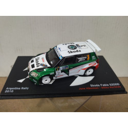 SKODA FABIA S2000 2010 RALLY ARGENTINA HANNINEN 1:43 ALTAYA IXO
