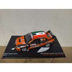 MITSUBISHI LANCER 2011 EVO IX GR.N RALLY MONTE CARLO OGLIARI 1:43 ALTAYA IXO