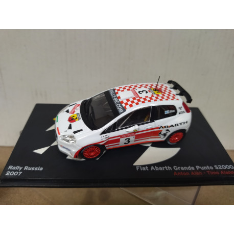 FIAT ABARTH GRANDE PUNTO S2000 2007 RALLY RUSSIA ALLEN 1:43 ALTAYA IXO
