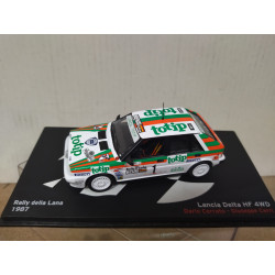 LANCIA DELTA 1987 HF 4WD RALLY DELLA LANA CERRATO 1:43 ALTAYA IXO