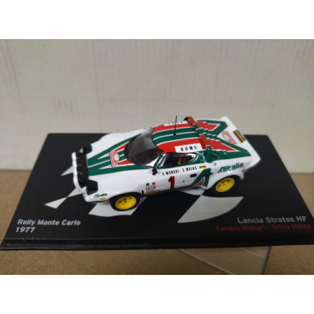 LANCIA STRATOS HF 1977 RALLY MONTE CARLO S.MUNARI 1:43 ALTAYA IXO