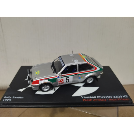 VAUXHALL CHEVETTE 2300 HS 1979 RALLY SWEDEN P.AIRIKKALA 1:43 ALTAYA IXO