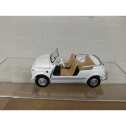 FIAT 500 NUOVA CABRIOLET WHITE 1:43 MONDO MOTORS NO BOX
