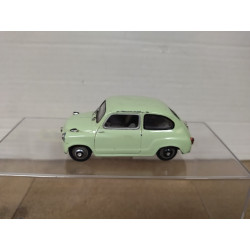 SEAT 600 D 1958 LIGHT GREEN 1:43 SALVAT SOLIDO NO BOX DESGUACE
