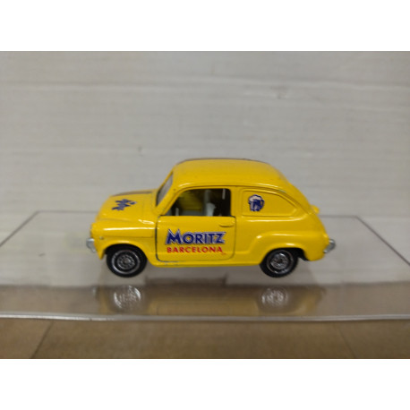 SEAT 600 MORITZ AMARILLO 1:43 GUISVAL NO BOX